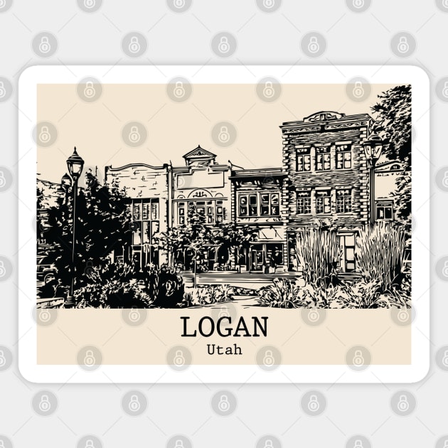 Logan - Utah Magnet by Lakeric
